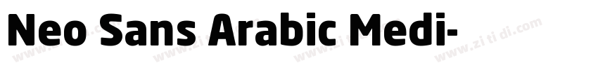 Neo Sans Arabic Medi字体转换